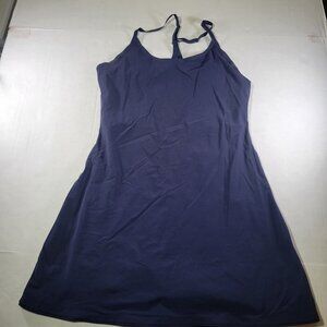 Outdoor Voices Navy Athletic Volley Dress With Shorts Tennis Pickleball Size M